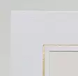 Pohjuke 15x20 kuvalle (20x25), Martioitu valkoinen, KULTA - Pohjukkeet ja sarjakansiot - 42342 - 1