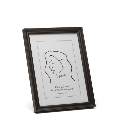 AAVA- PUUKEHYKSET KOKOMUSTAT (ilman viivaa) - Aava puukehykset - 37902 - 1