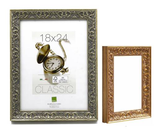 AMBER antiikki pukehykset - HOPEA ja KULTA - Koristeelliset kehykset - 37052 - 1