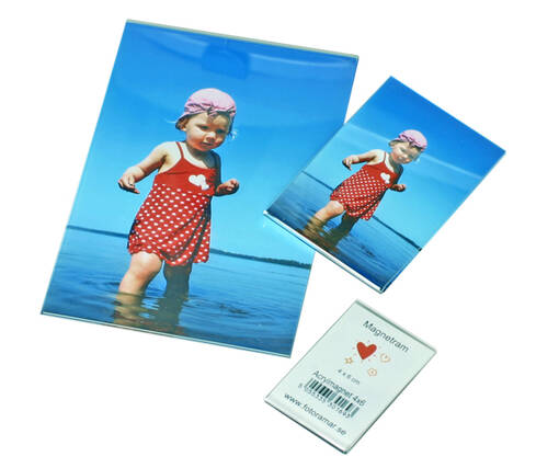 Akryyli magneettikehys 6x9 - (me12) - Magneetit, avaimenperät, fotonarut, mini - 27982 - 1