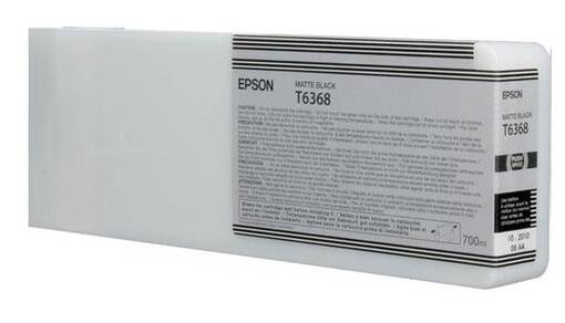 EPSON T6368 Matte Black 700ml 7890/7900/9900 - 05.20.2022 - Mustesuihkutulostimiin värit - 35012 - 1
