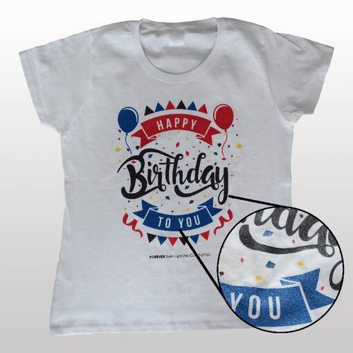 FOREVER Subli-Light (No-Cut) GLITTER A4 -puuvillalle - Sublimaatio tulostuspaperit - 36982 - 1