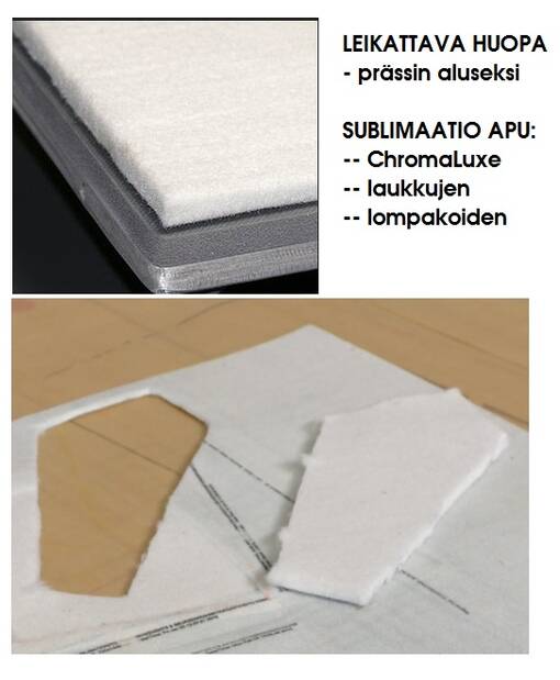 Huopa prässille 40x50cm (leikattava) - Tasoprässiin tarvikkeet ja kompressorit - 26012 - 1