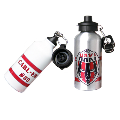 Juomapullo alumiini 400ml, valkoinen -tilaustuote - Mukit, astiat sublimaatiopainatukseen - 26072 - 1