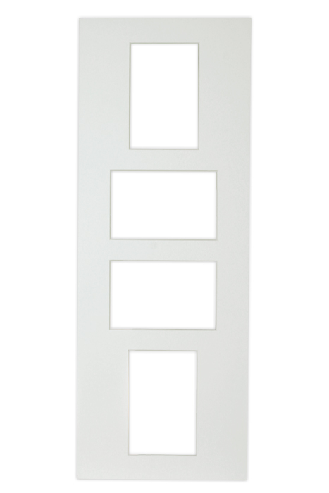 Paspatuuri 23x62 / 4x 10x15 valkoinen Galleriapaspa - Paspatuurit ja viimeistelytuotteet - 31082 - 1