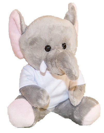 Pehmolelu Elefantti, istumakorkeus n. 21cm - Muut painettavat sublimaatiotuotteet - 36162 - 1