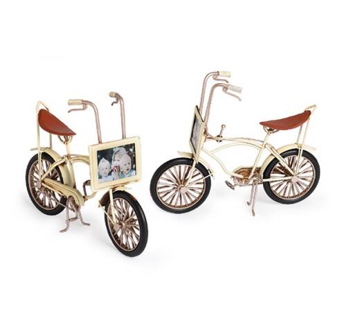 Polkupyörä chopper, VAALEA 21x8x16cm - Peltikyltit ja metallikoristeet kuville - 40442 - 1