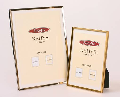 Sileä metallikehys - mattakulta (Fotofix) - Metalli- ja ruusukehykset, alumiinikehys - 31162 - 1