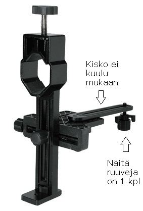 Kaukoputkeen digikamerasovite 28-45mm - Tarvikkeet kiikareille ja kaukoputkille - 23202 - 1