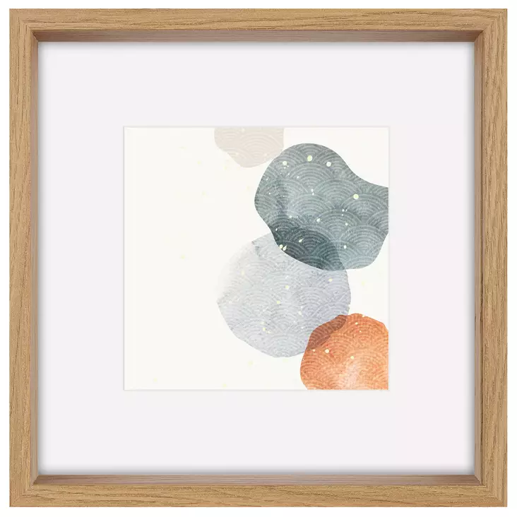 SHAPE 3D tilakehys 50x50cm - tammi - Tilakehykset - 42522 - 1