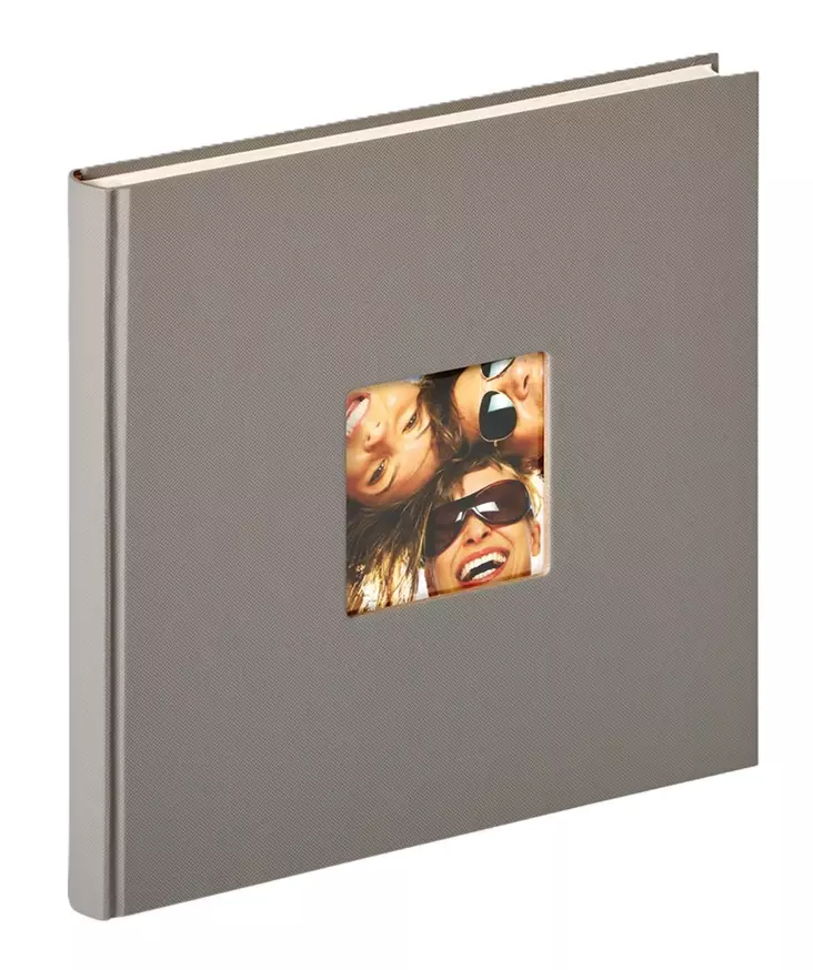 Fun albumi harmaa 26x25 cm, 40s - kuva-aukolla - Klassiset valokuva-albumit - 42592 - 1