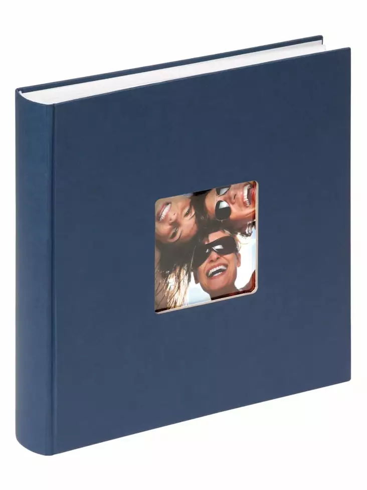 Fun album sininen 30x30 cm, 100s kuva-aukolla - Klassiset valokuva-albumit - 42352 - 1