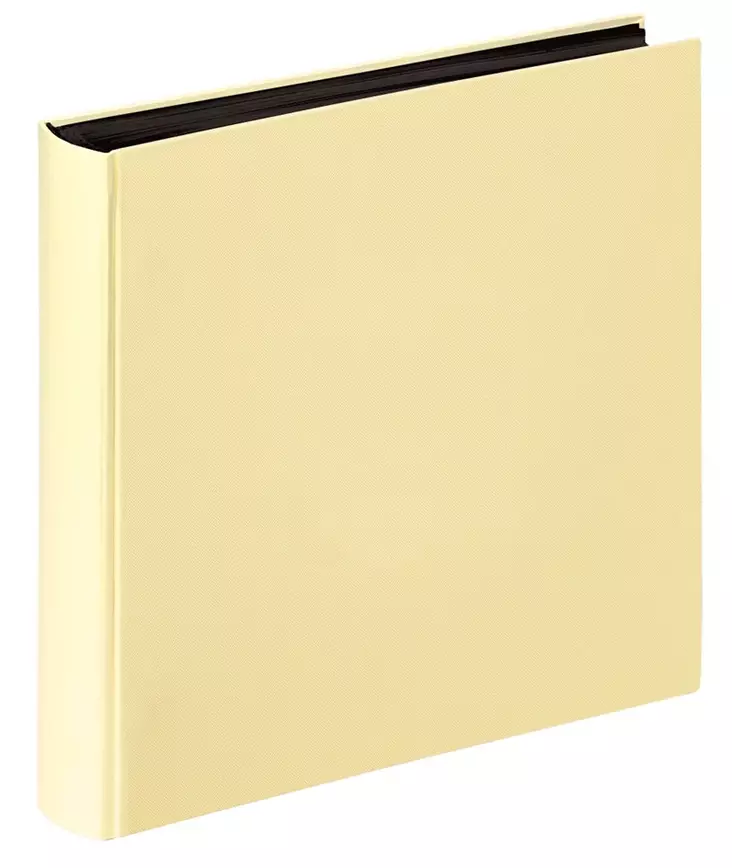 Fun Cream 30x30 cm, 100s - mustat lehdet - Klassiset valokuva-albumit - 42372 - 1