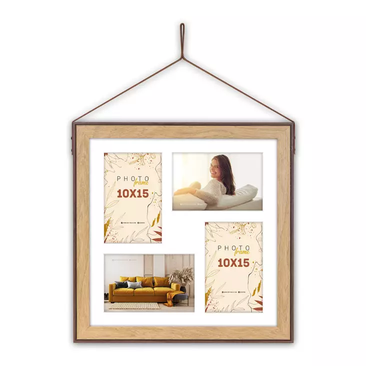 Lugo 4Q 4x10x15 (34x34) monikuvakehys - Monikuvakehykset - 42172 - 1