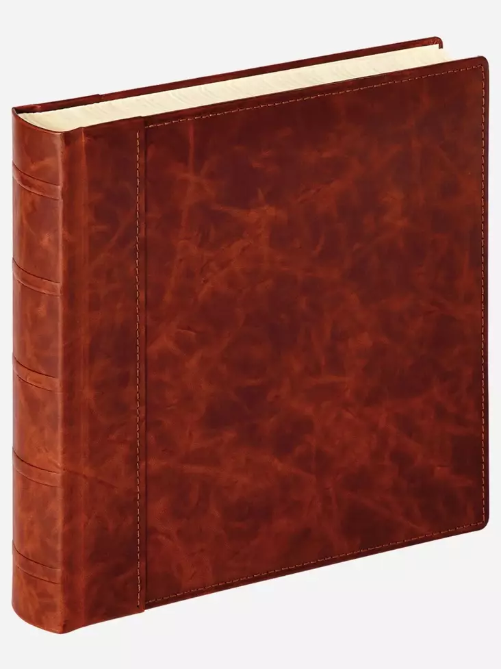 Madrid nahka-albumi 32x32 cm, 80s - tikattureuna - Klassiset valokuva-albumit - 42382 - 1