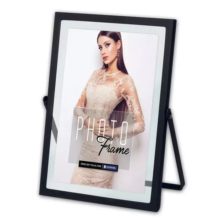 Marion musta 13x18 metallikehys - läpinäkyvä tausta - Metalli- ja ruusukehykset, alumiinikehys - 42162 - 1