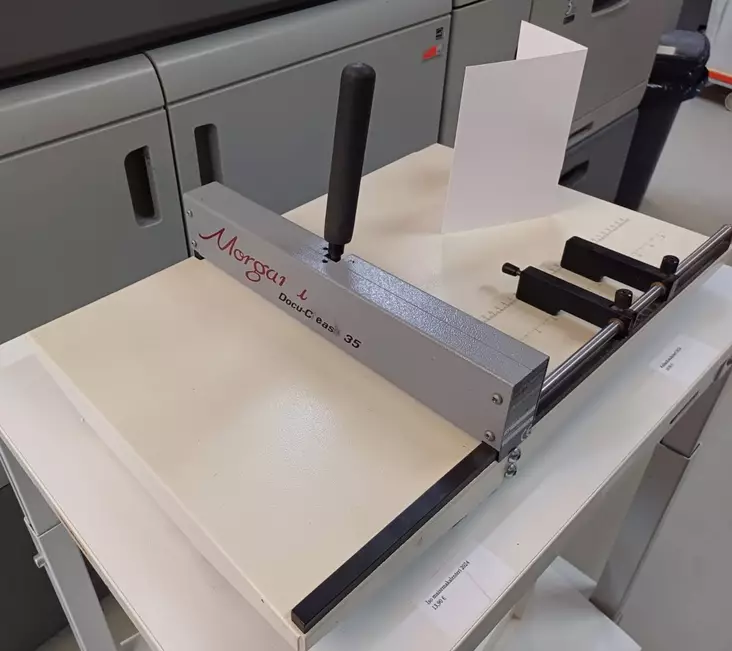 Morgana DocuCreaser 35 PRO nuuttauslaite - käytetty - Laminaattorit, nuuttauslaitteet, telat - 41162 - 1