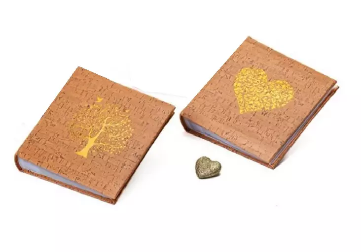 Stylish korkkipintainen memo 200 albumi - (me2) - Valokuva-albumit taskuilla 120-200 kuvaa - 41032 - 1