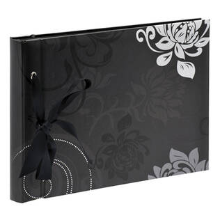 Designalbumi Grindy, musta, 23,5x16, mustat kart.lehdet - Designalbumit - 25343 - 1