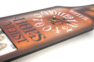 Pullo kellokehys vaalea 19x62cm, 10x15 kuvalle - OUTLET valokuvaukseen ja kuville - 35133 - 2