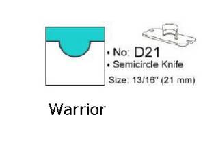 Warrior Profi 21mm, kalenteriloven terä - Kalentereiden valmistukseen - 40643 - 1