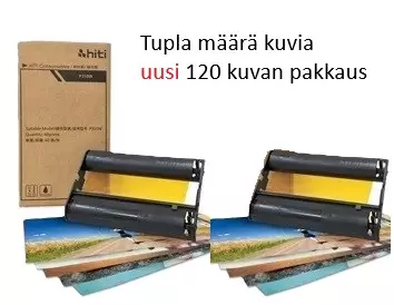 HiTi P310 tulostinpaperi + värinauha (120) tuplasit enemmän - Passikuvatulostimet, ohjelmat, paperit - 42903 - 1