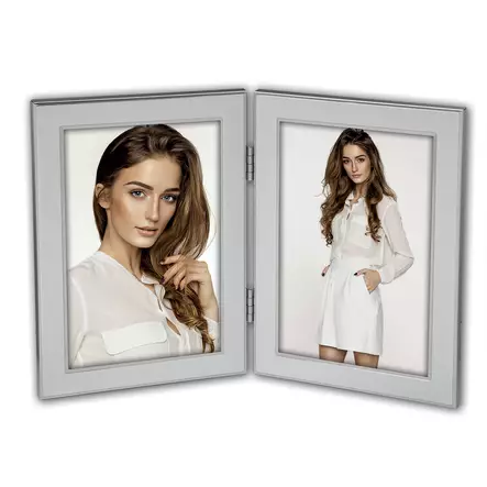 Olimpia saranakehys 2x13x18 hopea metallikehys - Metalli- ja ruusukehykset, alumiinikehys - 42433 - 1