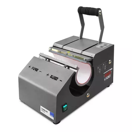 Schulze Tumbler Press 74mm pannalla - ammattikäyttöön - Mukiprässit, uunit, wrapper, cooleriit - 41853 - 2