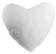 Sydän tyyny, polyesteritäytteinen - Tekstiilit sublimaatiopainatukseen - 26343 - 1