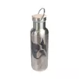 Termospullo puukorkilla 500 ml - hopea - Mukit, astiat sublimaatiopainatukseen - 40123 - 1