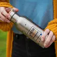 Termospullo puukorkilla 500 ml - hopea - Mukit, astiat sublimaatiopainatukseen - 40123 - 5