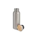 Termospullo puukorkilla 500 ml - hopea - Mukit, astiat sublimaatiopainatukseen - 40123 - 3