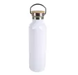 Termospullo puukorkilla 500 ml - valkoinen - Uusia painotuotteita - 39813 - 1