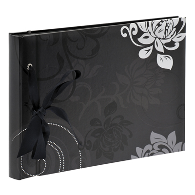 Designalbumi Grindy, musta, 23,5x16, mustat kart.lehdet - Designalbumit - 25343 - 1