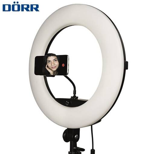 DÖRR SL-480 LED Bi-Color rengasvalo 3200-5500K (akkukäyttö mahd.) - Rengasvalot - 37883 - 1
