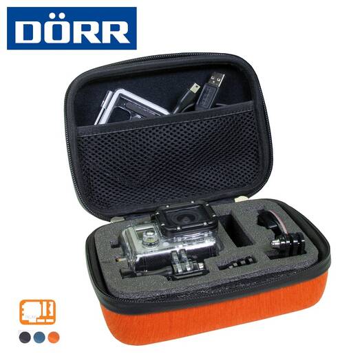 Kovalaukku GPX GoPro:lle small- oranssi - Muut kamera- kuvaus- sekä Gopro tarvike - 34153 - 1