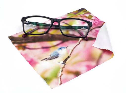 Mikrokuituliina, valkoinen, 15 x 18 cm - Muut painettavat sublimaatiotuotteet - 26313 - 1