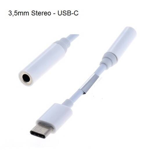OTB USB-C - 3,5 mm stereo / mikrofoni sovite - Mikrofonit ja videotarvikkeet - 37683 - 1