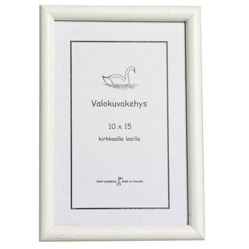 PM-kehys valkoinen - Litteät ja pyöristetyt kehykset - 30393 - 1