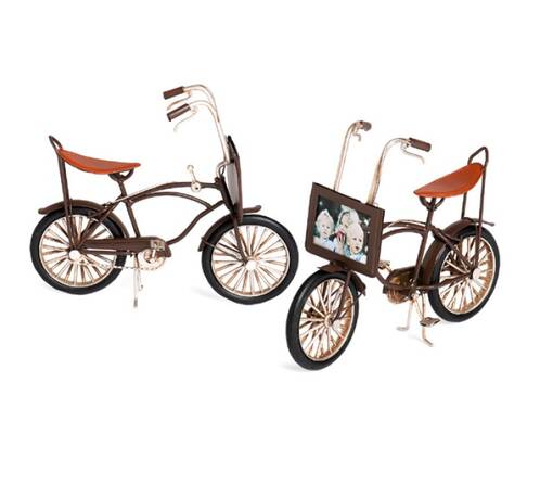 Polkupyörä chopper, t.RUSKEA 21x8x16cm - Peltikyltit ja metallikoristeet kuville - 40443 - 1