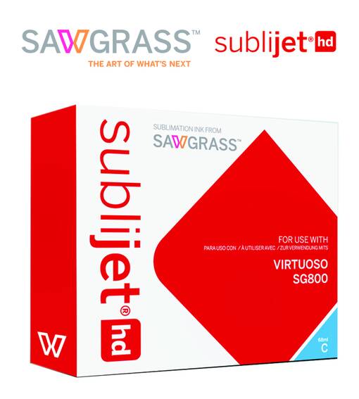 Sublijet S-HD SG800 High Capacity Cyan 68ml - syaani (katso 209092) - Sublimaatiovärit, hukkavärisäiliöt - 31673 - 1