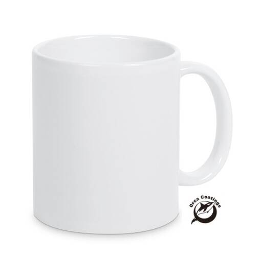 Sublimaatiomuki 11oz Orca valkoinen - Mukit, astiat sublimaatiopainatukseen - 38913 - 1