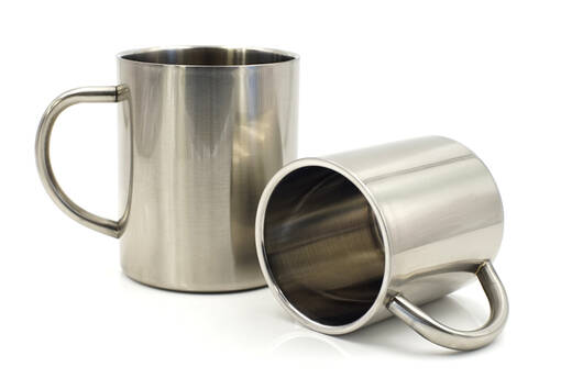 Teräsmuki iso Ø 80 mm - Mukit, astiat sublimaatiopainatukseen - 26883 - 1