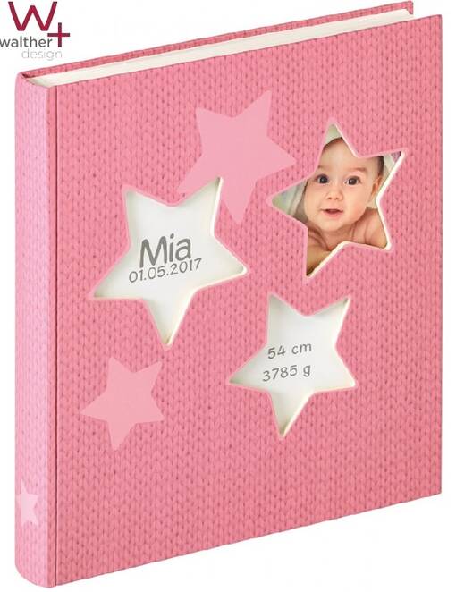 Vauva-albumi Estrella, 28x30,5 cm - v.pun - Vauva-albumit ja lapsialbumit - 37263 - 1