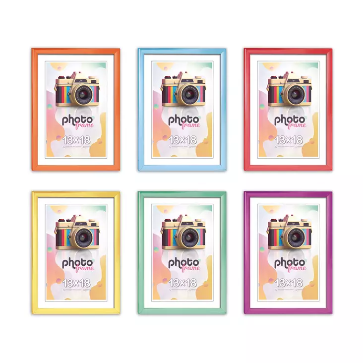 Basic kehyssetti 12 kpl 15x20 lajitelmana, á hinta - Kehyssetit - 42183 - 1