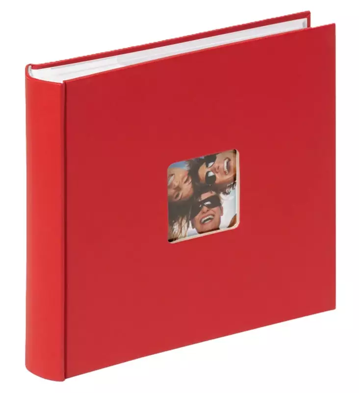 Fun Memo 200 albumi punainen, 10x15 - Valokuva-albumit taskuilla 120-200 kuvaa - 25693 - 1