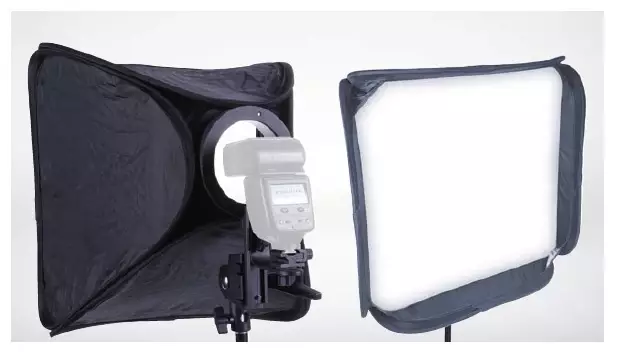 Softbox 60x60 käsisalamalle - tilaustuote - Käsisalamat, diffuussorit ja tarvikkeet - 27783 - 1