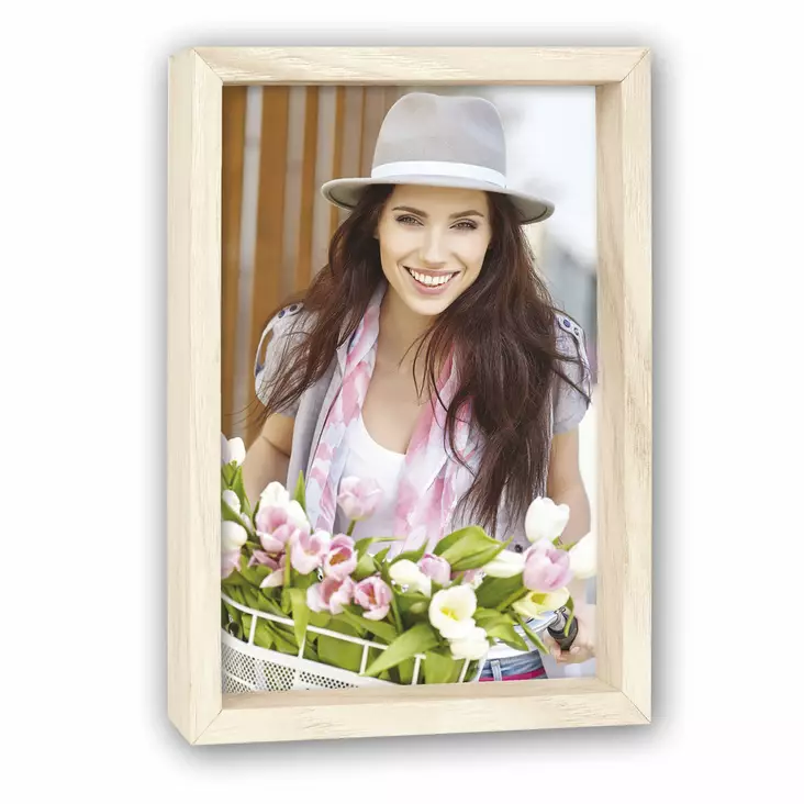 Zurigo Ba 15x20 vaalea syvä puukehys - Litteät ja pyöristetyt kehykset - 41873 - 1