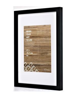 Exklusiv mustat puukehykset - Litteät ja pyöristetyt kehykset - 27994 - 2