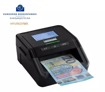 Setelintunnistin Soldi Smart Protect Plus - EKPn hyväksymä -tilaustuote - Myymälään, pakkaustarv ja pahvilaatikot - 36424 - 1
